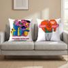 Embrace Creativity Cushion Cover Multi-Scene Pillow Cover for Home & Car - Reversible, Soft & Durable for Daily Use