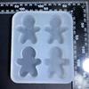 Holiday Cake Silicone Mold Christmas Chocolate Molds Gingerbreads Man Shape Baking Accessories Perfect for DIY Baking