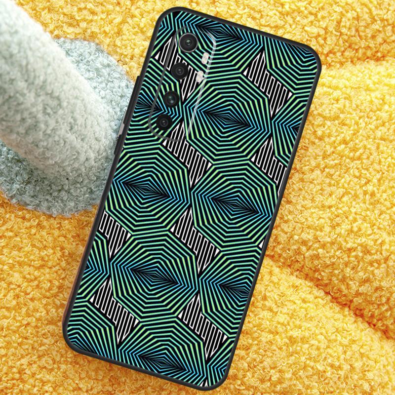 African Wax Pattern Fabric Case For Xiaomi 15T 14T 13T 14 15 Ultra 17 Pro Max Cover For POCO F8 F7 F5 F6 X5 X6 X7 Pro