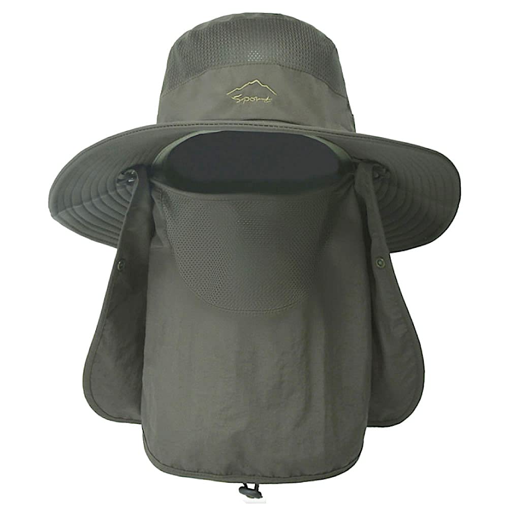 

Safari Wide Brim Ultra Moisture Quick UV Sun Outdoor Sports [БЕСПЛАТНО] Шляпа, Мужская, Легкая, Впитывающая, Сушащая, Сетка, Защита, Пыльца,