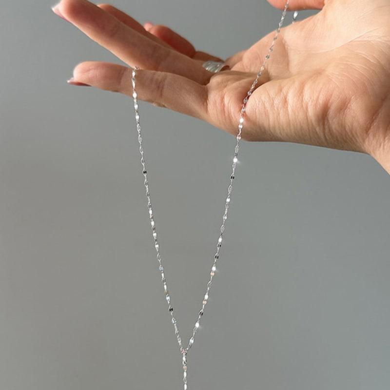 Mosxe [925silver] Spot Drop Necklace