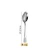 Light luxury pattern stainless steel western food tableware steak knife fork spoon retro mirror set