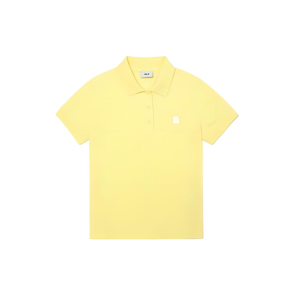 New MLB Polo Shirts Women's Light Yellow 3FPQ02023-50YEL