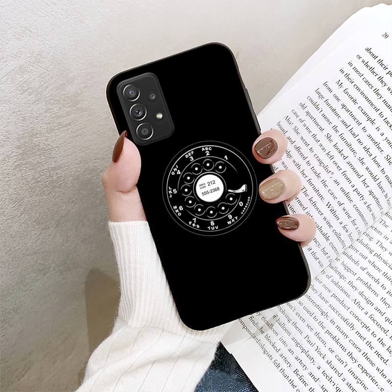 

Чехол для телефона с поворотным диском в стиле ретро для Samsung Galaxy A02 A12 A21 A22 A32 A41 A42 A51 A71 A72 SamsungA425g