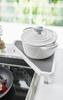 Yamazaki Jitsugyo Stove Corner Rack White Approx. W22 x D22 x H5.3cm Plate Stove Back Rack Pot Holder 3569