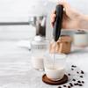 1PC Schiumatore Elettrico per Latte, Frusta per Bevande, Frusta per Uova, Frusta per Latte, Agitatore per Cottura in Cucina