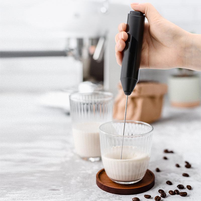 1PC Schiumatore Elettrico per Latte, Frusta per Bevande, Frusta per Uova, Frusta per Latte, Agitatore per Cottura in Cucina