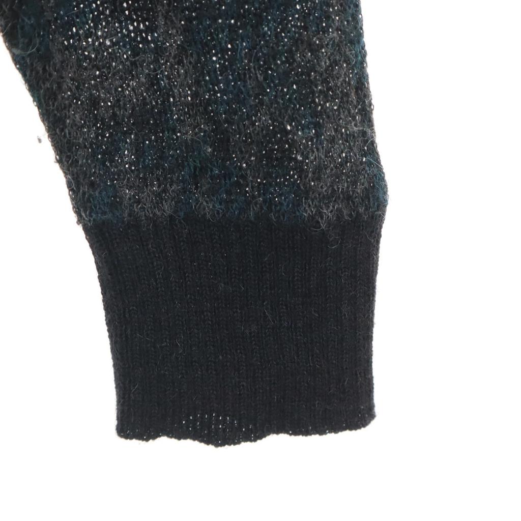 DIESEL alpaca Long sleeve Turtleneck knit one piece XS Black series Women Used