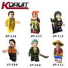 Stavebnice Minifigurek One Piece Hračka z Malých Částic Model Postavy z Anime Sběratelská Figurka