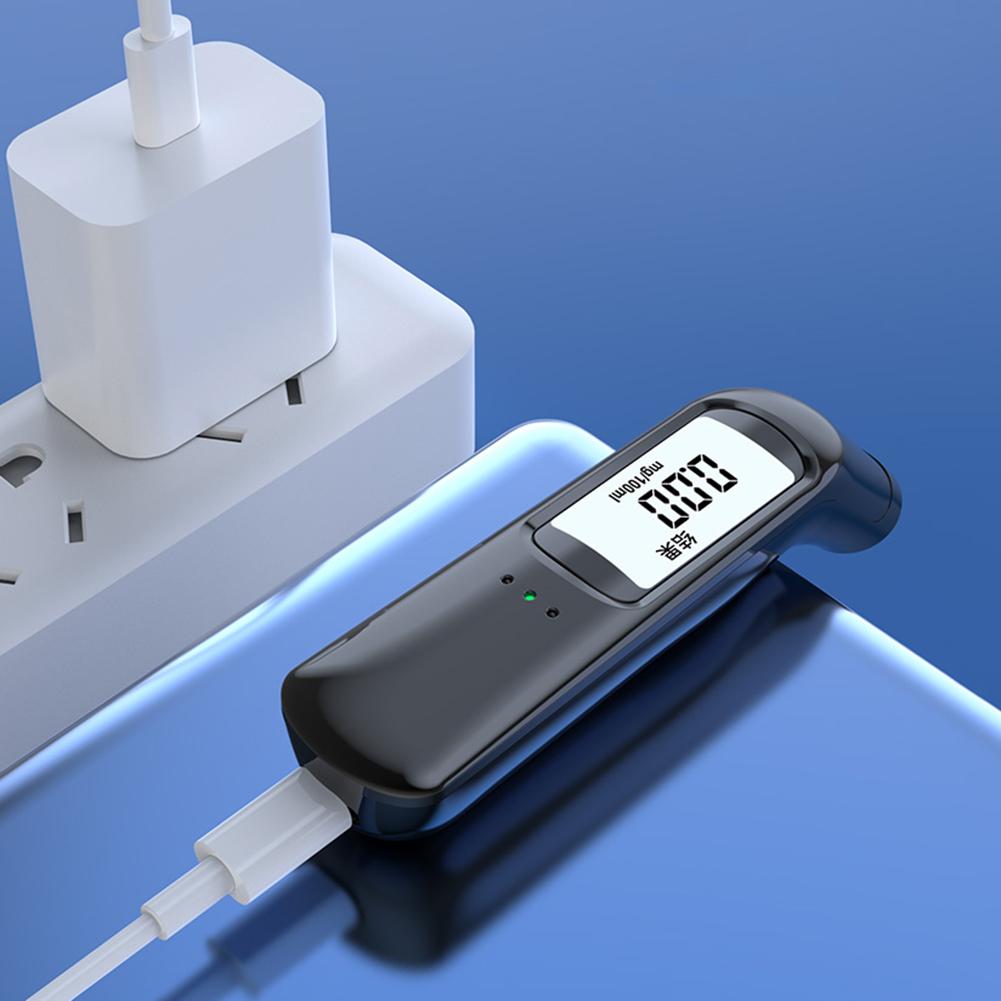 Digital Alcohol Breath Tester Detector High Accuracy Portable Breathalyzer LCD Display for Personal & Professional Use