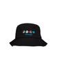 DOUBLE JD Flower Bucket Hat (Black)