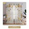 2pcs Elegant Luxe Embossed Print Curtains – Rod Pocket Design   Ideal for Living Room Bedroom Office Caf and Vacation Home Decor