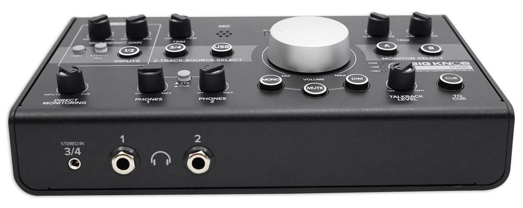 MACKIE Level Control & Sound SourceMonitor Speaker Controller + USB Interface Big Knob Studio