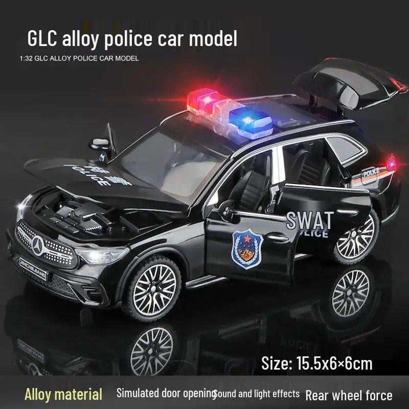 Сплав Big Ben GLC400E Полицейская игрушечная машина - Детская модель-симулятор