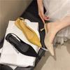 Pointed high-heeled sandals women's 2025 spring new fashionable versatile bag head empty one-word buckle strap thin heel cool single shoes