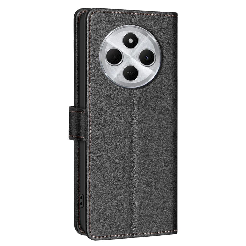 BINFEN COLOR BF32 For Xiaomi Poco C75 4G/Redmi 14R 5G/14C 4G Leather Case Wallet RFID Blocking Phone Cover