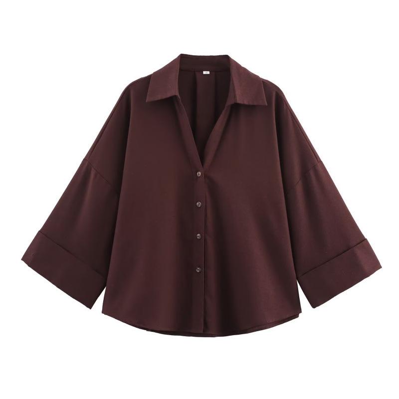 2026 Women's Slimming Multi-Color Long Sleeve Fashion Top