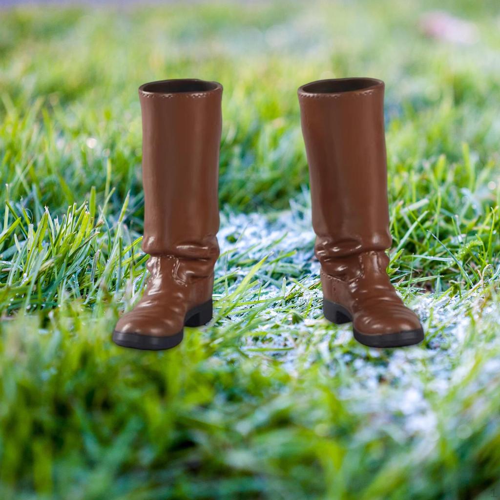 1/6 Woman's Knee High Boot Doll Shoes, Knight Boots Footwear for 12inch Action Figure Dress up