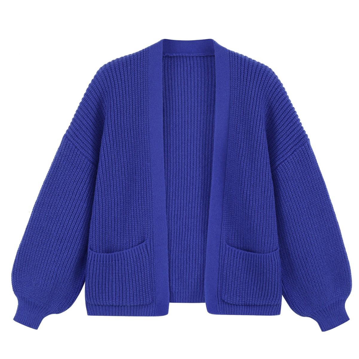 Autumn Winter 2025 Women s Casual Solid Color Knit Cardigan Sweater Coat 4XL