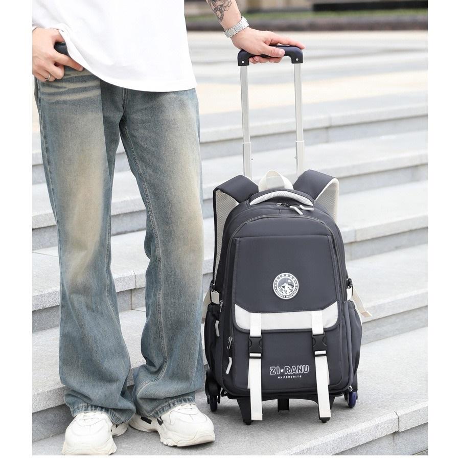 School Bag Roller Student Backpack 6 Wheels(34*20*49CM) ZRY1274