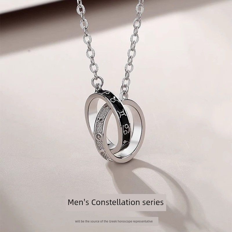 

Парное серебряное ожерелье S925 2025 Новое поступление Самое продаваемое Необычная Доступная Роскошь Мужские Нишевые Аксессуары Женское Ожерелье Flaming Star Pattern