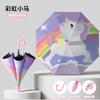 Umbrella Wholesale Cartoon Children's Umbrella Automatic Cute Long Handle Umbrella School Boys and Girls Kindergarten Sunshade Children's Umbrella