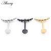 Alisouy 1 Stück Edelstahl Curve Ball Threadless Ohr Tragus Helix Labret Lippenring Knorpel Ohrstecker Piercing Körperschmuck