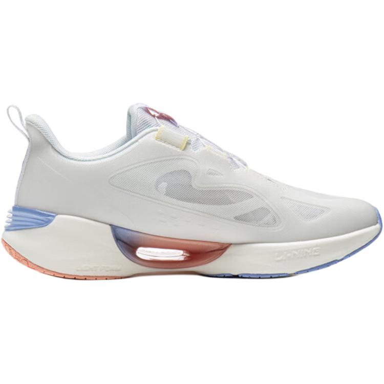Li Ning Kids Cloud Weave Comfortable Sports Simple Rebound Breathable Running Shoes Men Running Shoes Light-Purple YKFV124-4