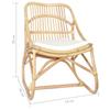 VidaXL Chaise en rotin Lin 325481
