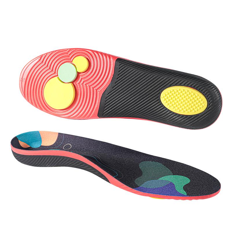 Flat Foot Orthotic Insoles with Arch Support for Shock Absorption in Sports