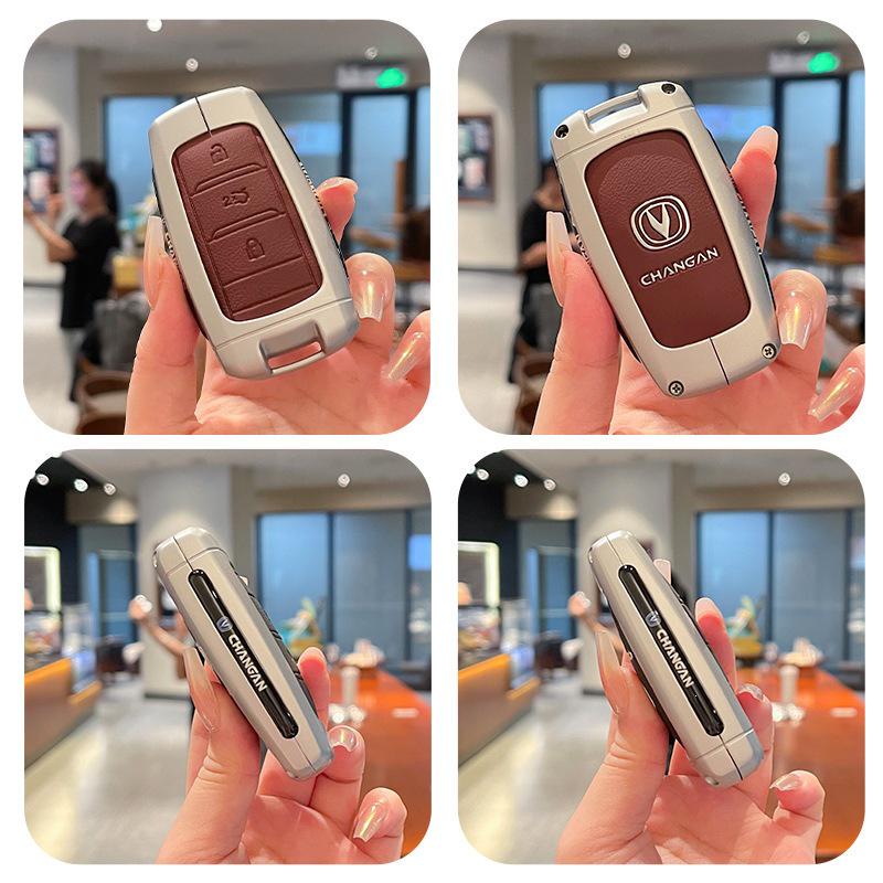 Premium Key Case for Changan Models: CS75, CS55, CS35, Ruicheng CC, Yixiang V7, and Eado