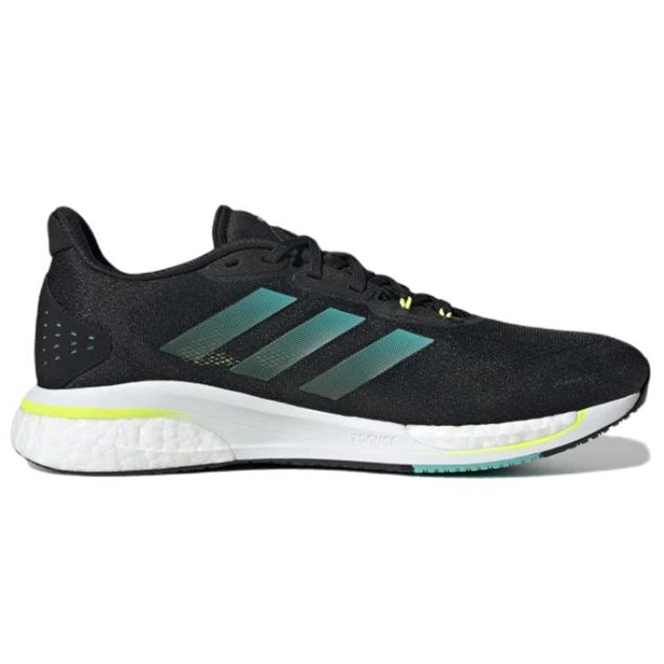 Adidas Supernova+ CC Black Mint Rush Men Sneakers Core-Black Solar-Yellow GX2960