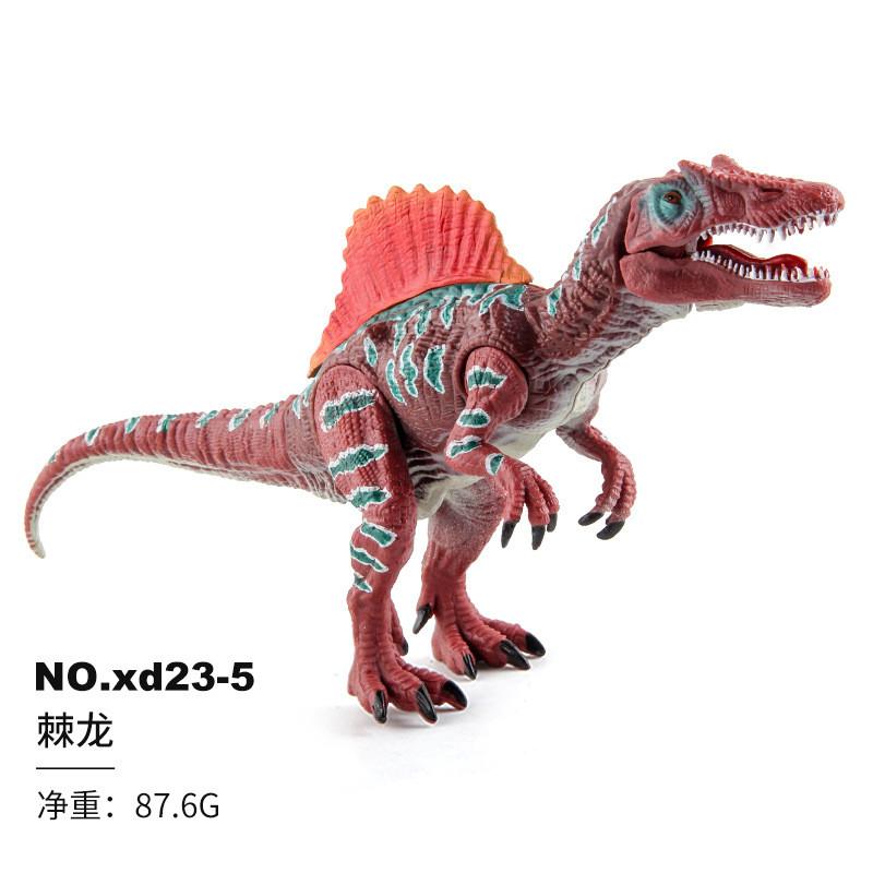 High Quality Abs Jurassic Dinosaur Model Set Features Poseable Figures And Details