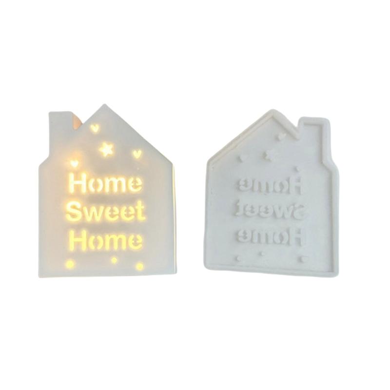 High Quality Silicone Mold For Crafting Unique Glowing House Night Lights For DIY Enthusiasts And Home Decors Designers