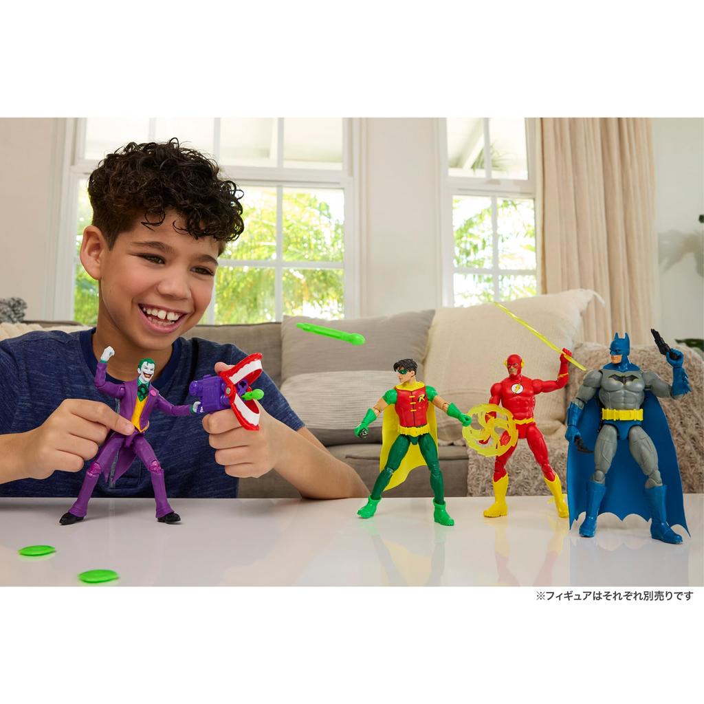 Mattel DC Core Figures Flash Action Figure with Ages JMD98 Accessories, 4+, Red,