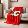 Fiery C Logo on Red Background print blanket soft and cozy perfect for the living room bed sofa or a nap,gift