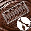 1PC Spoon Shaped Chocolate Molds Transparent DIY Jelly Candy Mould Household Kitchen Baking Accessories ZSY