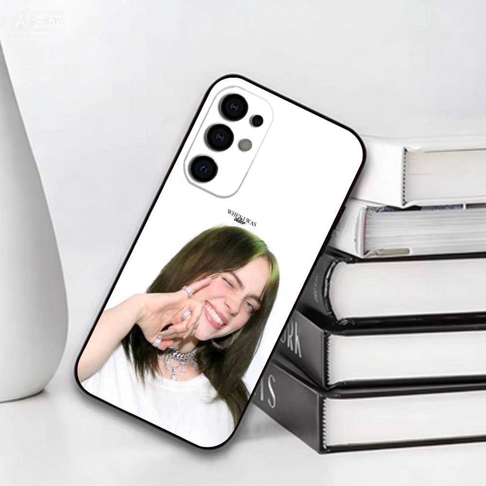 Singer Bad Guy Billie Eilish Phone Case For Samsung S25,S24,S21,S22,S23,S30,Ultra,S20,Plus,Fe,Soft Silicone Black Cover