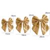 Cartoon Sparkling Glitter Christmas Bow DIY Merry Christmas Decorations  Home Xmas Decor