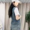 Women's Spring/Fall Korean-Style Casual Denim Vest Slimming, Figure-Flattering, Unique Top