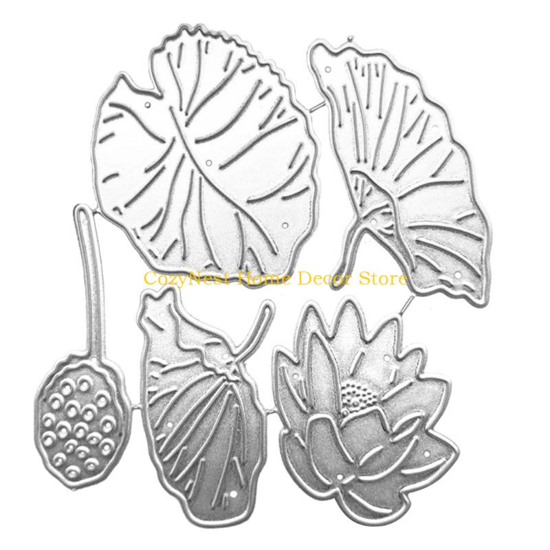 

92MF Metal Cutting Dies Lotuses Flower Mold for Decorative Paper Card Art Craft