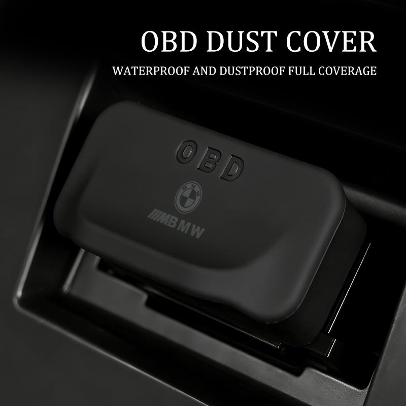 Cache de protection d'interface OBD de voiture en silicone anti-poussière pour garniture intérieure BMW Série 1 3 5 7 M F01 F20 F10 F13 E52 E53 E60 E93