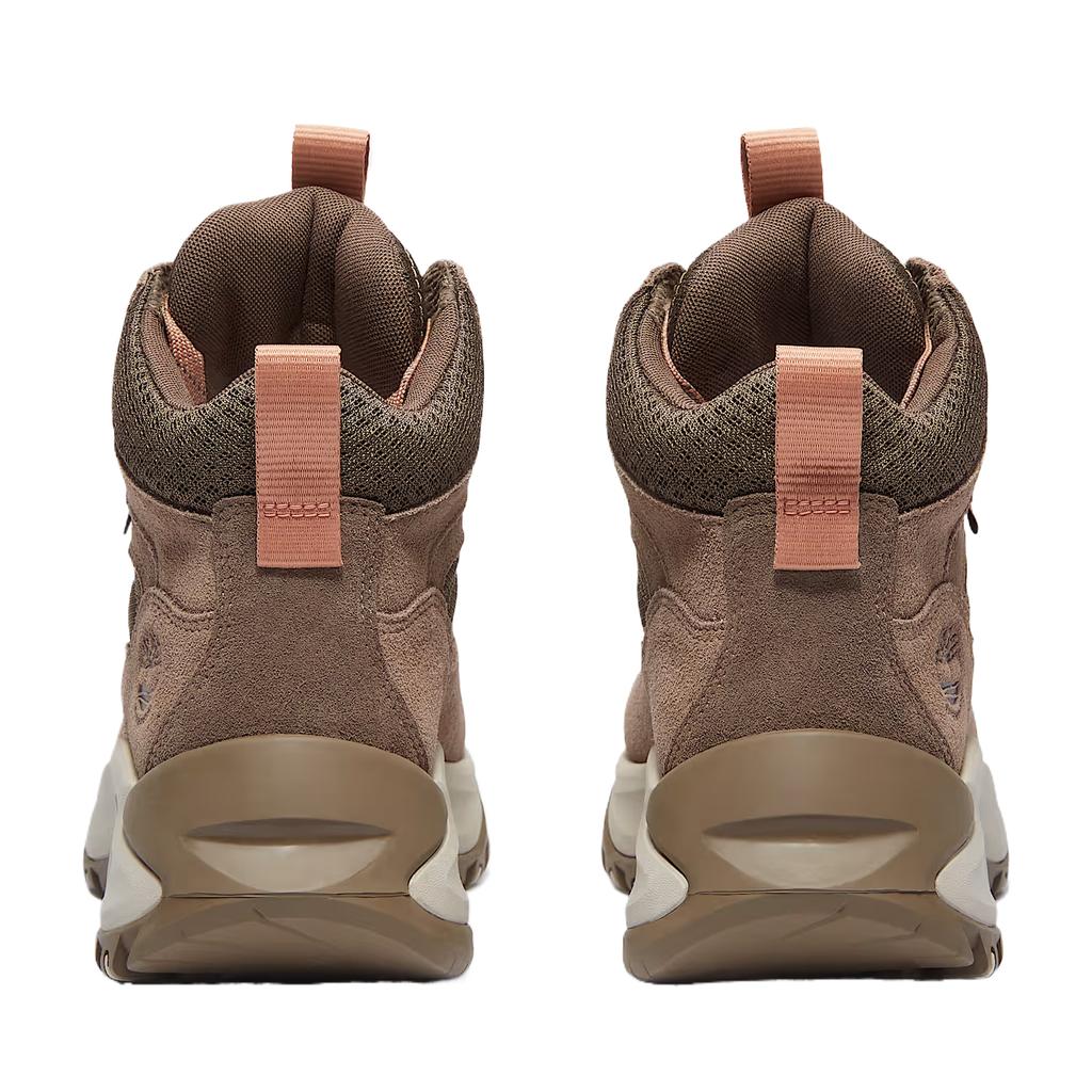 Timberland Maddsen Fabric Leather Peak Comfortable Classic Simple Retro Durable Waterproof High-Top Hiking Shoes Women Hiking Shoes Brown TB0A41Q8ET5