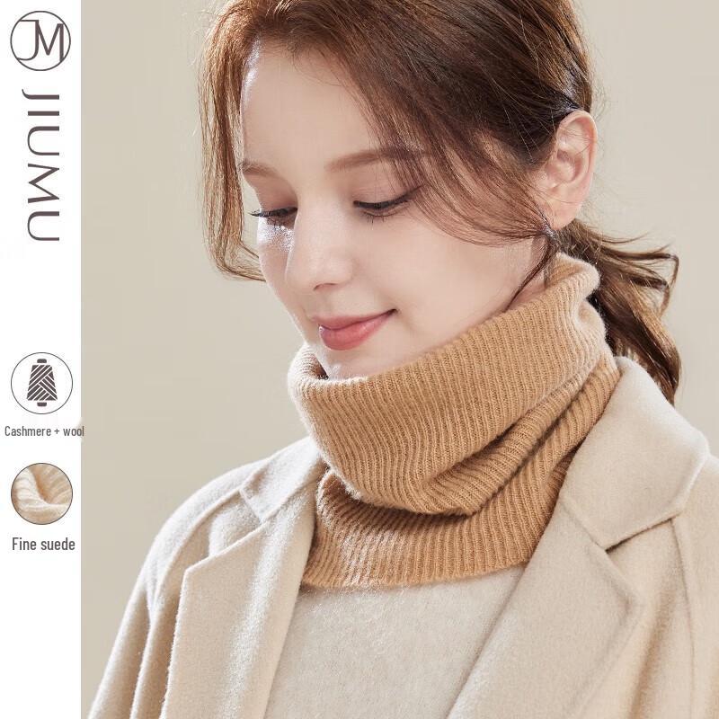 

JIUMU Women s Cashmere Blend Neck Warmer Scarf WH025 One Size