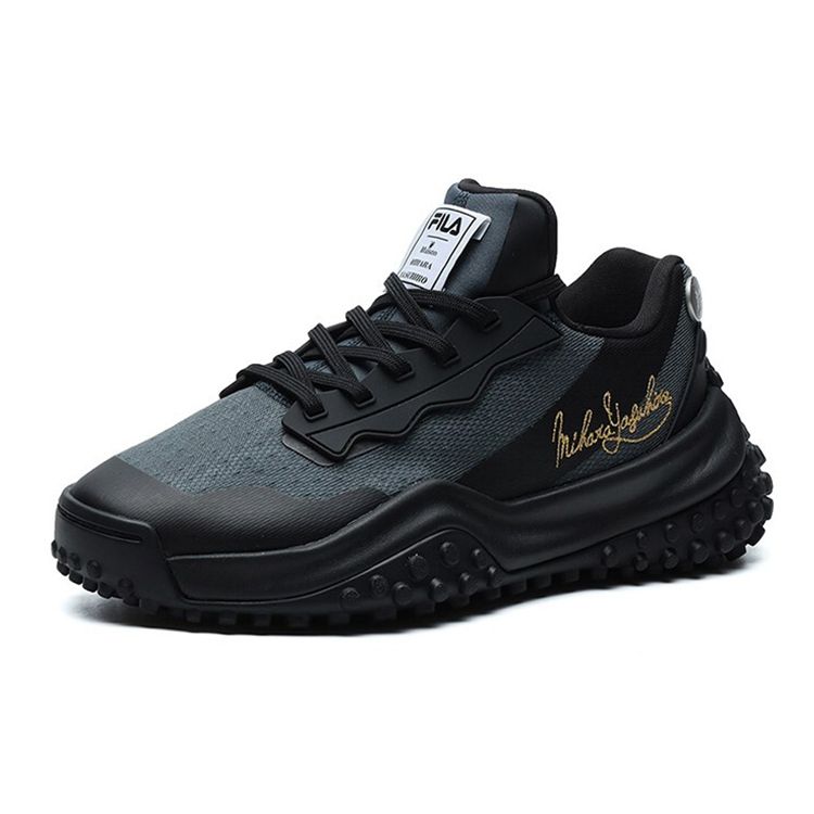 Fila Mihara Yasuhiro X  FM 9 Fabric TPU Mesh Lightweight Low-Top Casual Shoes Women sneakers Dark-Slate F12W124138FBB