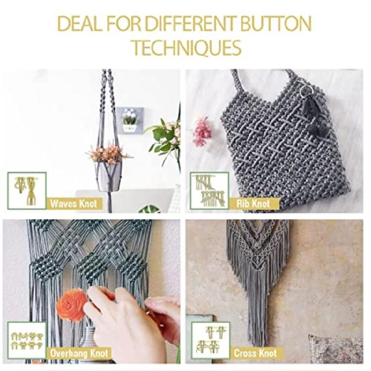 Macrame Cord Gift Wrapping Decorative Projects Handmade Macrame Rope(3mm×100m)