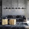 Ceiling lamp chandelier hanging living room kitchen black room loft modern