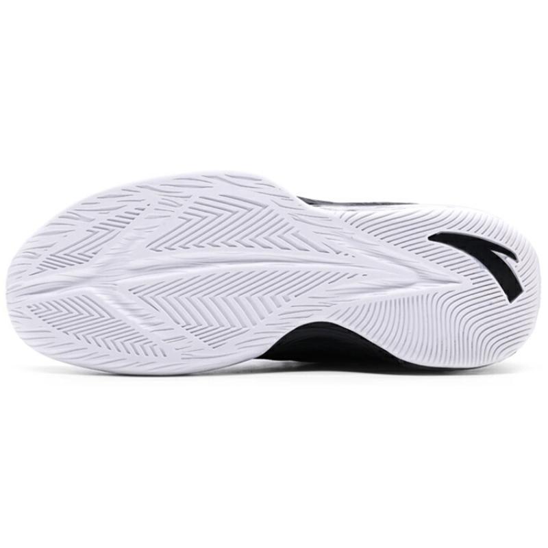Anta Shield 1 Cushioning Anti-Slip And Wear-Resistant Low-Top Basketball Shoes Black White Sneakers 91711101-3