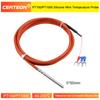 PT100 PT1000 Temperature Sensor Waterproof RTD Probe Platinum Resistance Detector 2/3/4 Wire High Precision Silicone Cable