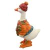 Goose Statue, Decorative Lawn Ornament, Durable Resin Rustic Style Figure, Garden Sculpture for Patio Tabletop Front Yard Decor